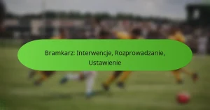 Bramkarz: Interwencje, Rozprowadzanie, Ustawienie